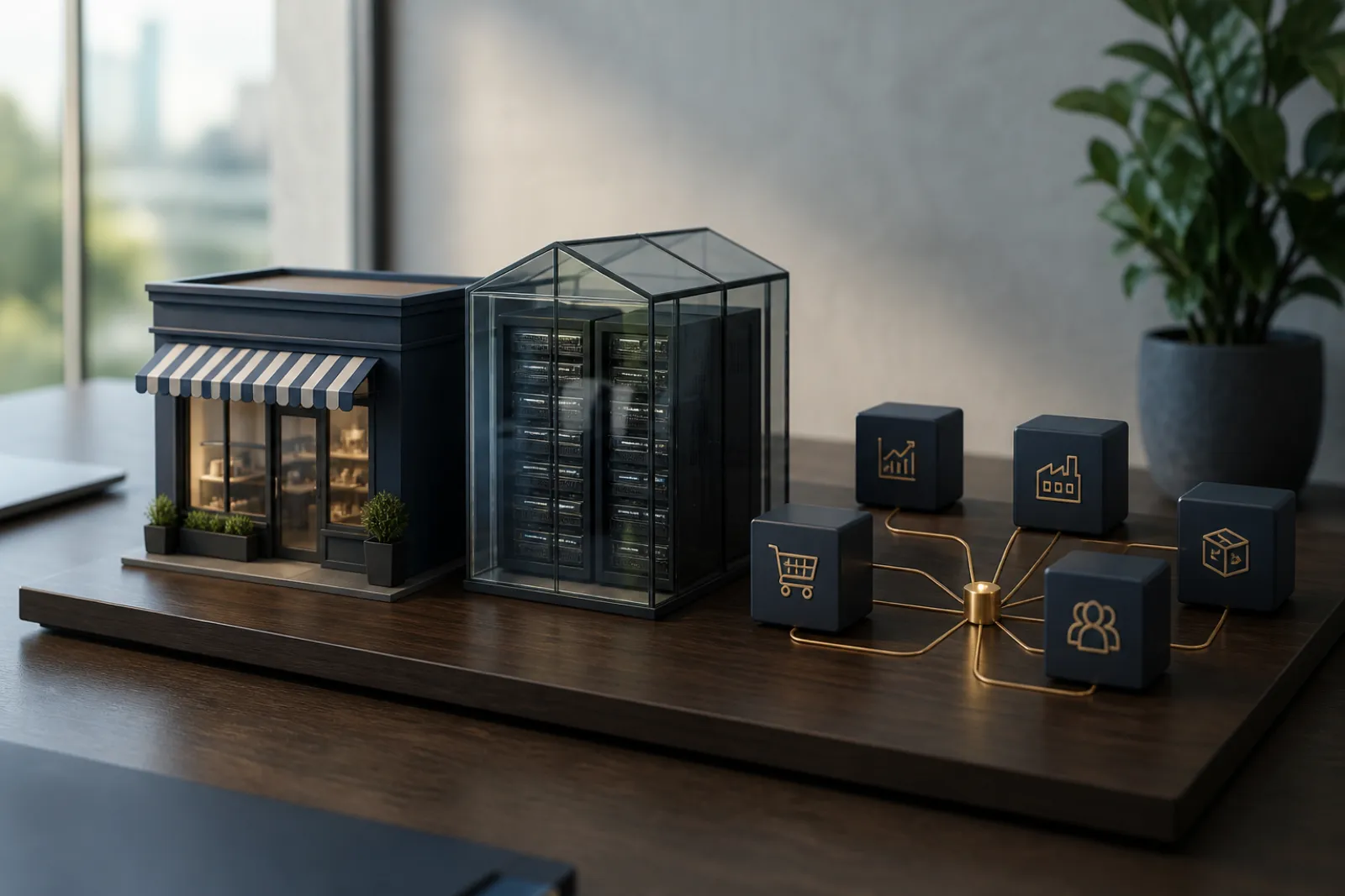 Storefront events flowing through an agent application into AgentCore, Bedrock, and gated order, inventory, and analytics systems